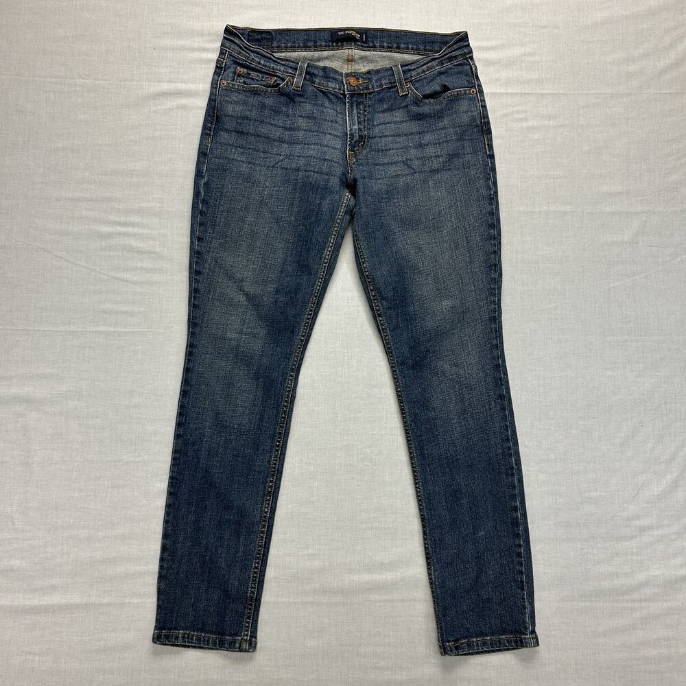 Levi's 524 Too Superlow Skinny Jeans Women’s Juniors Size 13 Short Blue Denim